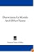 Darwinism In Morals And Other Essays