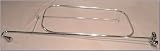Add-on Shower Set for Clawfoot Tub - Diverter Faucet, Riser, and Rectangular Shower Rod