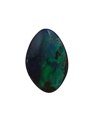O&G Australia Natural Queensland Solid Boulder Opal Gemstone (1.35cttw)