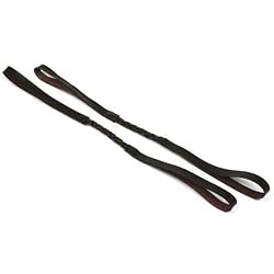 2 Brown Leather Braided Pocket Watch Fobs Key Holders New