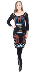 Metallic/Nylon/Polyester/Rayon Fitted Geometric Print Sheath  Dress