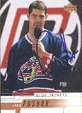 Jean-Luc Grand-Pierre, Columbus Blue Jackets, 2001 Victory Autographed Card