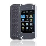 mini N97 Style TV Dual Card Dual Camera Quad Band with TV Function Touch Screen Slide Cell Phone Black (2GB TF Card)