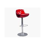 2 Red Adjustable Barstools By Wholesale Interiors