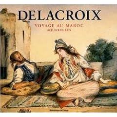 Delacroix, voyage au Maroc, aquarelles