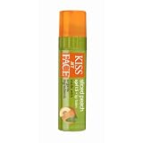 Kiss My Face Organic Sliced Peach Lip Balm, SPF 15, .15-Ounce Sticks (Pack of 6)
