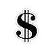 Money Sign Sticker Symbol - Laptop Stickers - 3