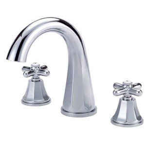 Danze D314666T Brandywood Two Handle Roman Tub Trim Kit, Chrome, Valve Not Included