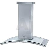 Miele DA5190W 36 Wall Mount Chimney Hood with 625 CFM Internal Double Sided Blower, 4... by