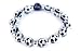 Black Soccer Classic Silverball Bracelet