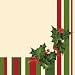 Holly Stripe Christmas Paper Luncheon Napkins 18 Per Pack