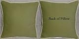 Bubbles Blue Green Pillow with Yellow Cording