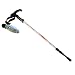                     This anti-shock hiking pole is lightweight and includes a supportive       wrist strap and ergonomic grip handle for comfort. It extends from 65cm       to 135cm allowing the user to adjust it to the perfect height to help       you spread the load and minimize stress to joints while walking. The       pole comes with a removable rubber cap, perfect for treks on harder       ground. The anti-shock mechanism provides additional support on rough       terrain and can be switched on/off when necessary. The pole also       features a removable rubber collar to stop the pole from sinking into       soft ground.                            Minimum height- 65cm (includes handle)              Maximum height- 135cm              Handle height- 14cm              Strap length- 24 cm              Strap diameter- 16 cm (at widest point)                            Additional colours available.      