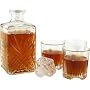 Whiskey Decanter & Glassware Set - 7 Pieces