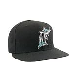 New Era Florida Marlins Black Home Performance Fitted Cap