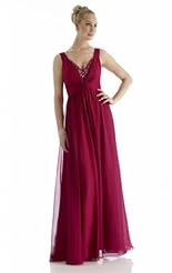 Cocktail  Crystals Beaded Applique Crystal Lace Chiffon/Taffeta/Tulle Prom Dress  With Rhinestones