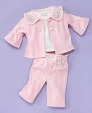 Guess - GUESS? Baby Girl 4-Piece "Lock-n-Key" Pant Set