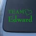 TEAM EDWARD - Twilight - Vinyl Car Decal Sticker #1473 | Vinyl Color: Green