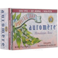Auromere Ayurvedic Bar Soap Himalayan Rose 2.75 oz