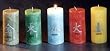 5 Feng Shui Candle Set Round