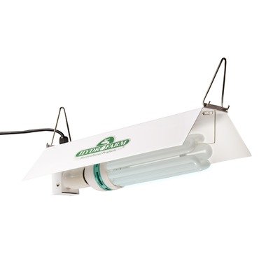 Hydrofarm FLCDG125D 125-Watt Compact Fluorescent Grow Light System with Dew Guard