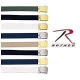 Black Canvas Belt w/ Silver Buckle