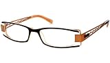 Calabria Readers Full Readers (Women) Reading Glasses - 809 - Brown & Bronze
