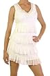 Clearance: Jenny Han Ruffle Tier Dress in Cream