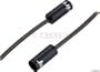 Jagwire 4.5mm Nosed Alloy End Caps, Black, Bottle of 50