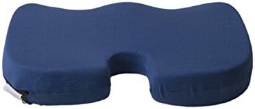Maxam Medical OrthoMed Memory Foam Orthopedic Coccyx Seat Cushion w/ WetPro Waterproof Liner (Blue) by Maxam Medical