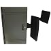 Equipto TBU-M Single Door Upper Cabinet for Monitor with Shelf, 24" Size, Smooth Office Gray
