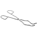 American Educational Nickel Steel Crucible Tongs, 8" Length (Bundle of 5)