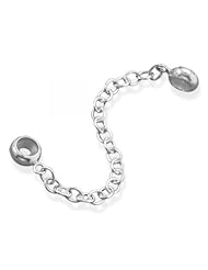 MMA Silver - 2.5 inch Story Bead Safety Chain for styles 92011, 92012 and 92019