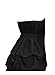 eVogues Plus Size Sequin Bodice Bubble Dress Black Red