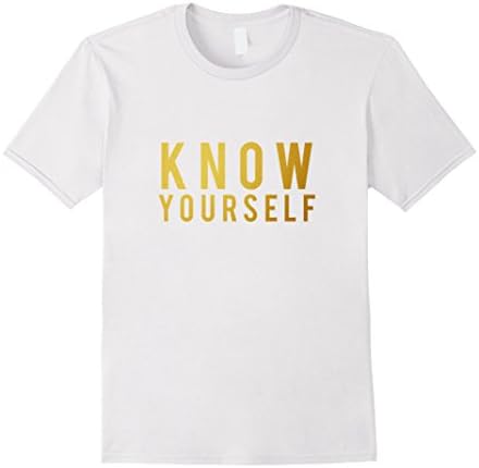 Men's Know Yourself T-Shirt Large White
