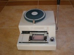 Embossing Machine, Manual Card Embosser