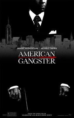 American Gangster Double Sided Advance Movie Poster Denzel Washington 27x40