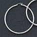 Sterling Silver 2.50mm Satin Diamond-cut Hoop Earrings