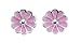 SPINNING Jewelry Ohrstecker 925 Sterling Silber "BLOSSOM" Lavendel 112406