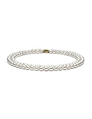 AA+ Quality, 6.5-7.0 mm Double-Strand Freshwater Pearl Necklace