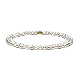 AAA Quality, 6.0 7.0 mm Double Strand Freshwater Pearl Necklace AAA Quality, 6.0-7.0 mm Double-Strand Freshwater Pearl Necklace