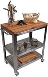 John Boos Cucina Culinarte Kitchen Cart w/Removable Maple Top