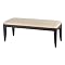 Versa Microsuede Bench - Taupe