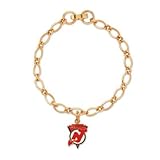 New Jersey Devils Official Logo 7" Charm Bracelet
