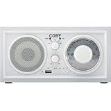 Coby CX-166 AM/FM Table Radio with USB Port for MP3 Playback