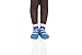 juDanzy baby girls 4-pack ankle socks with grips (2-4 Years, Girls Funky Velcro)