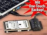 Produkt-Bild: c-enter Festplatten-Adapter IDE/SATA auf USB2.0 mit OneTouch Backup