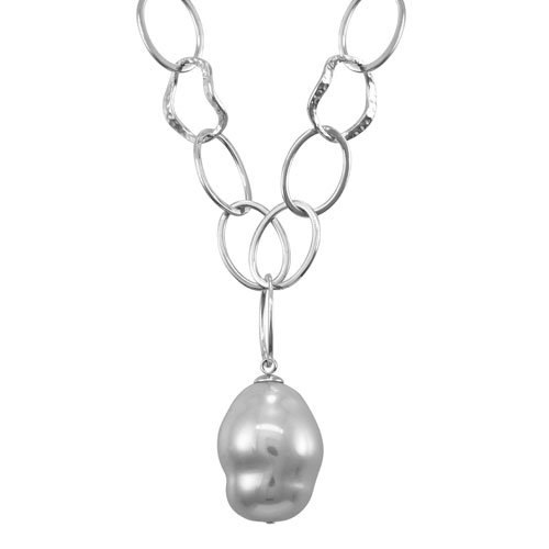Majorica Jewelry 17 Pearl Chain Pendant