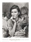 Migrant Mother, Nipoma, Ca 1936 - Artist: Dorothea Lange - Art Print Poster Size: 24.00 by 32.00 inches