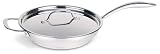 Review Gourmet Standard CCS11322 / Gourmet Standard 12 Inch Culinary Choice Saute Pan with Lid - CCS11322
